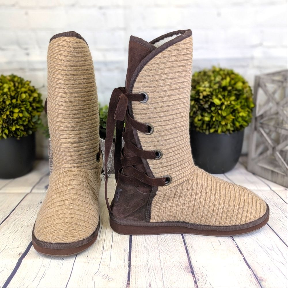 Muk Luks Lace Back Boots